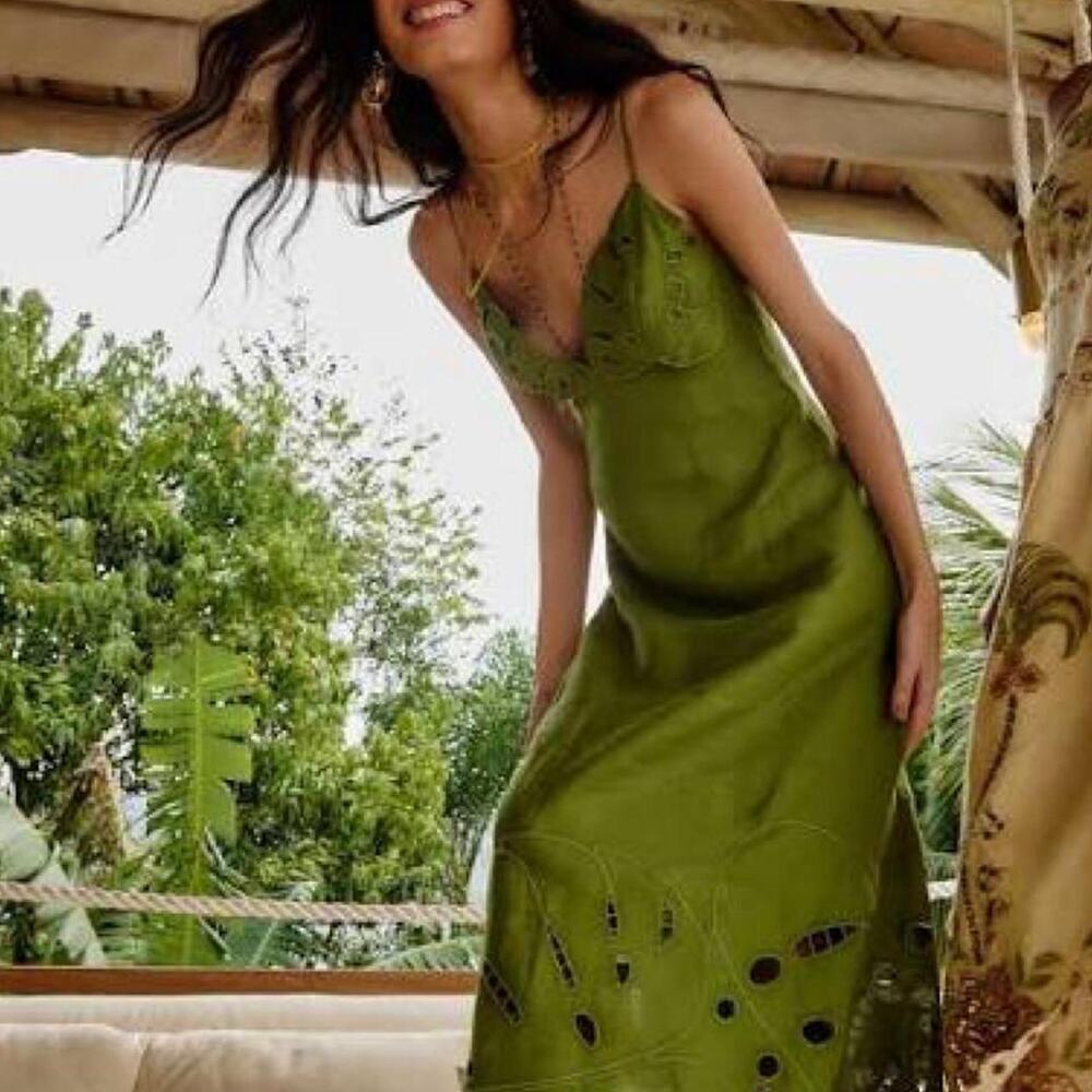 Nwt farm rio green linen